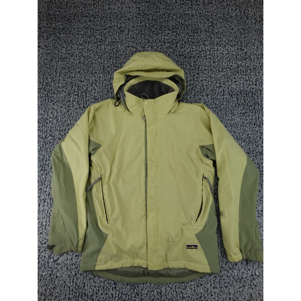 Patagonia Hooded Jacket Womens M Green Good Regulator Fleece Lined‎ 84260 FA02
